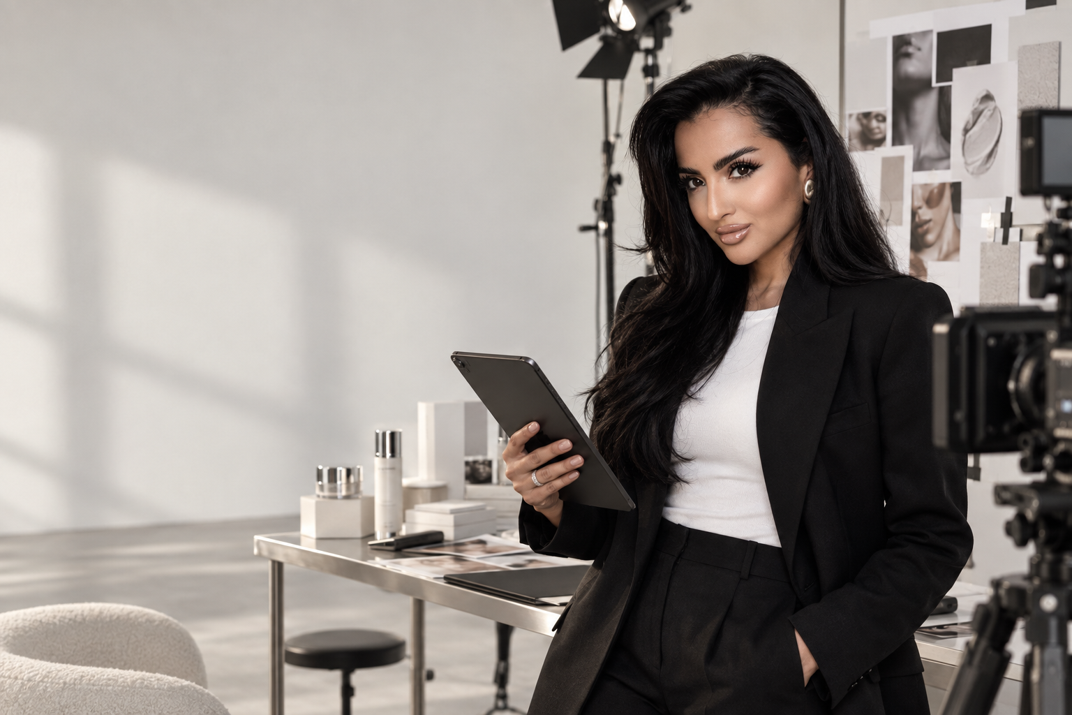 Direction artistique d’un shooting beauté professionnel